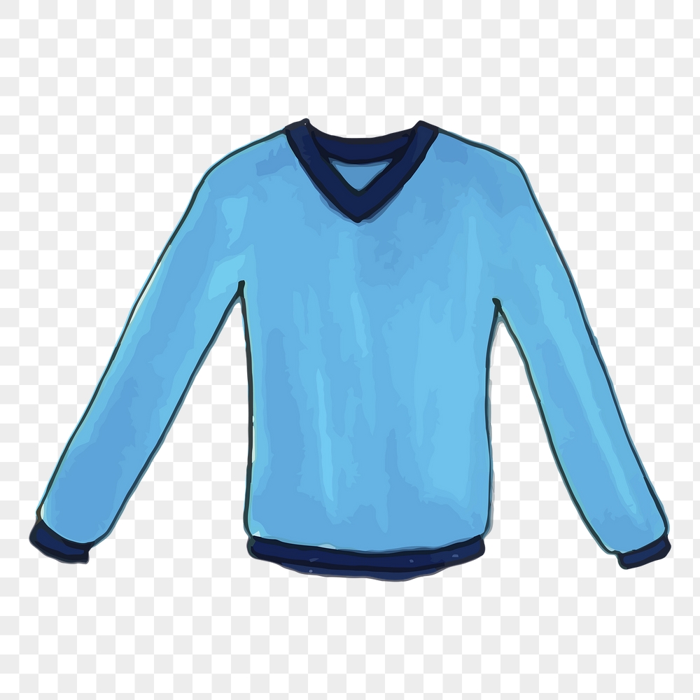 Png blue long sleeve shirt | Free PNG - rawpixel