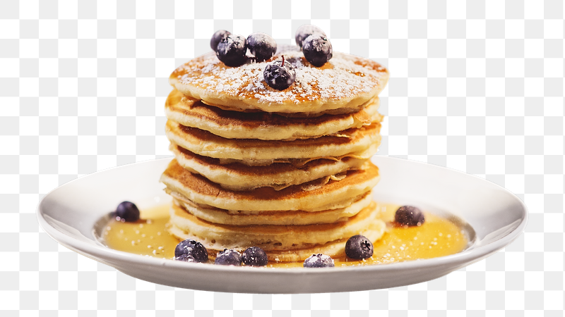 Png blueberry pancakes sticker, transparent | Free PNG - rawpixel