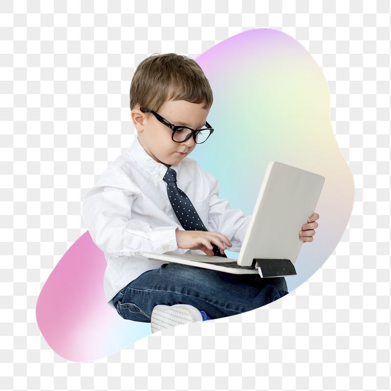 Png boy using a laptop, | Free PNG - rawpixel