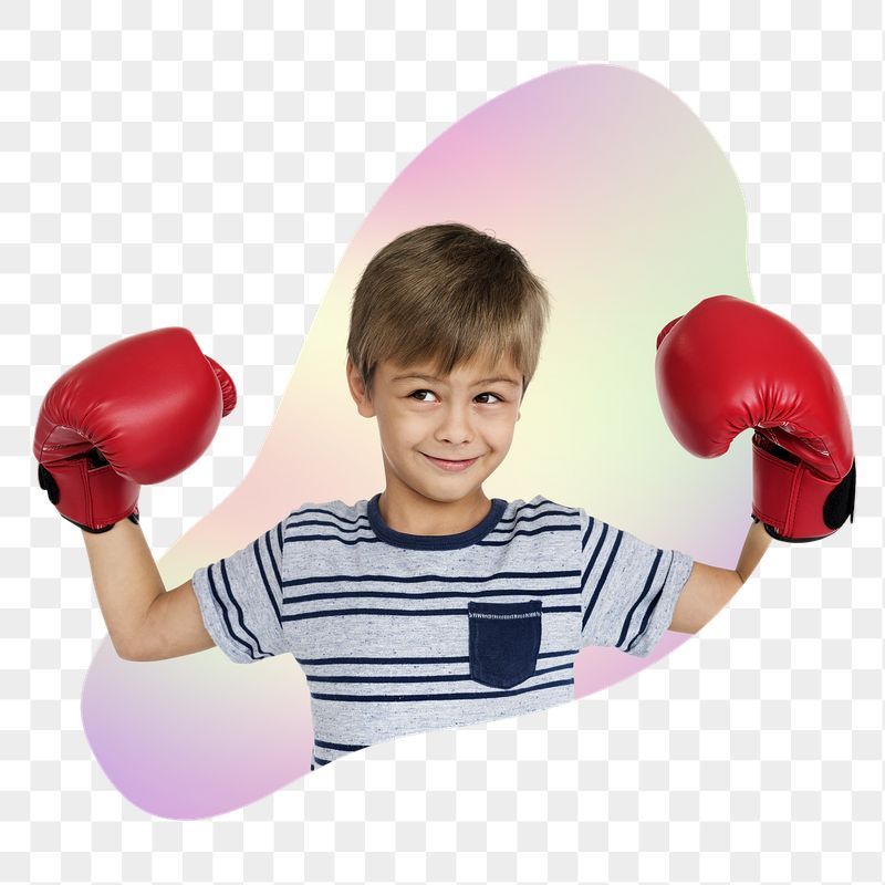 Png boy wearing boxing glove, | Free PNG - rawpixel