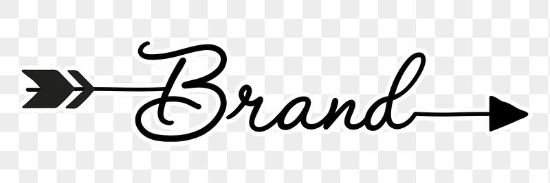 PNG brand, minimal black calligraphy, | Free PNG - rawpixel