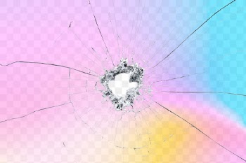 PNG broken colorful glass background | Free stock illustration | High Resolution graphic