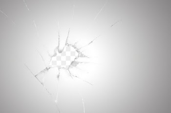 Png broken glass texture mockup on… | Free stock illustration | High Resolution graphic