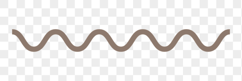 Png brown wavy line divider, | Free PNG - rawpixel