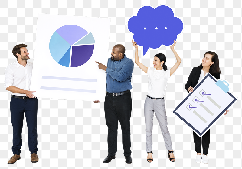 Png Business people holding pie | Free PNG - rawpixel