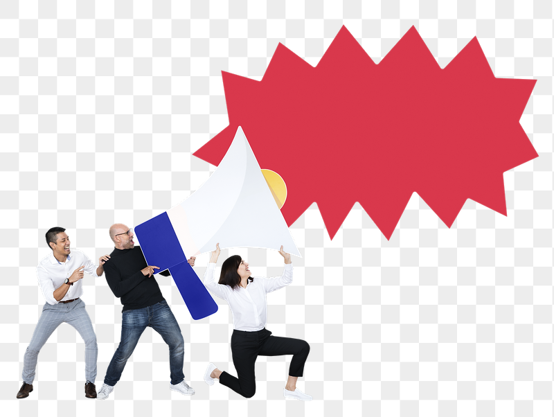 Png Business people shouting out their | Free PNG - rawpixel