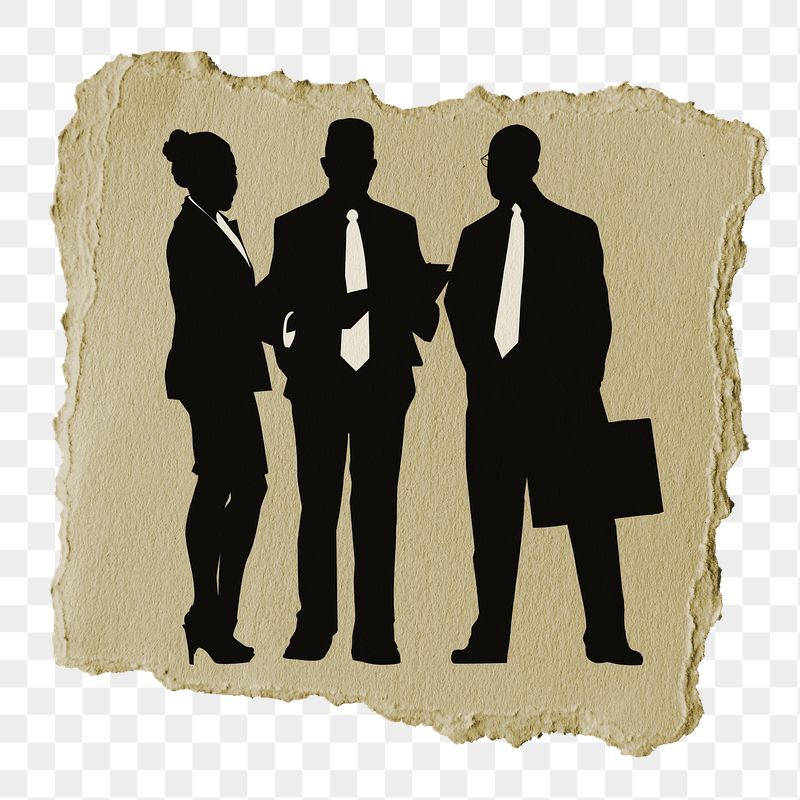 PNG business people sticker, silhouette, | Free PNG - rawpixel