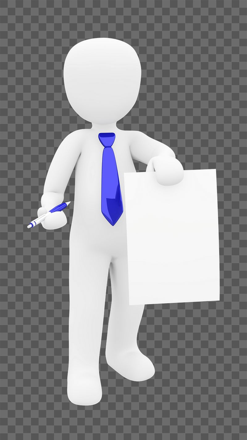 Png businessman 3D figurine sticker, | Free PNG - rawpixel