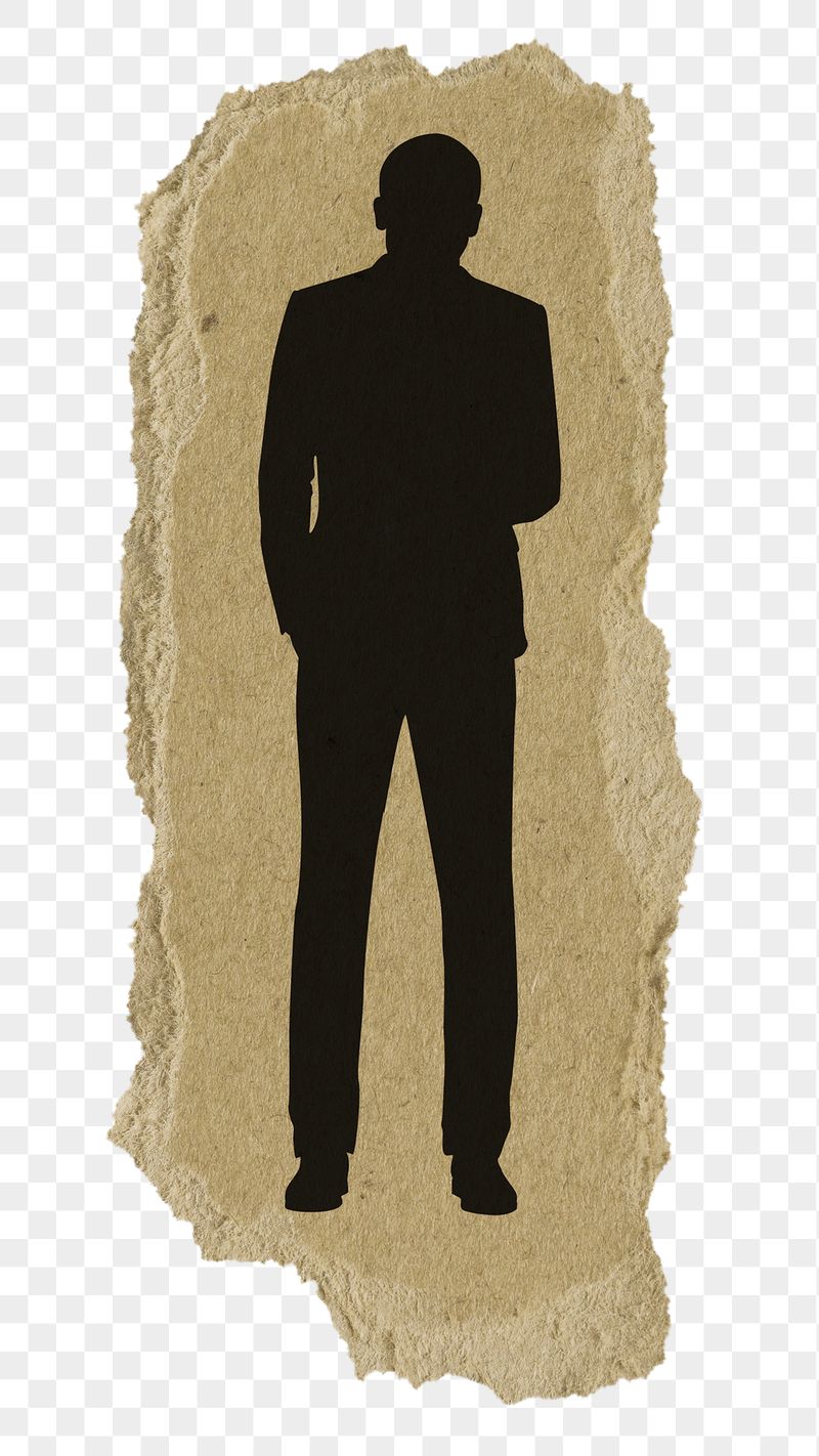 PNG businessman collage element, standing | Free PNG - rawpixel