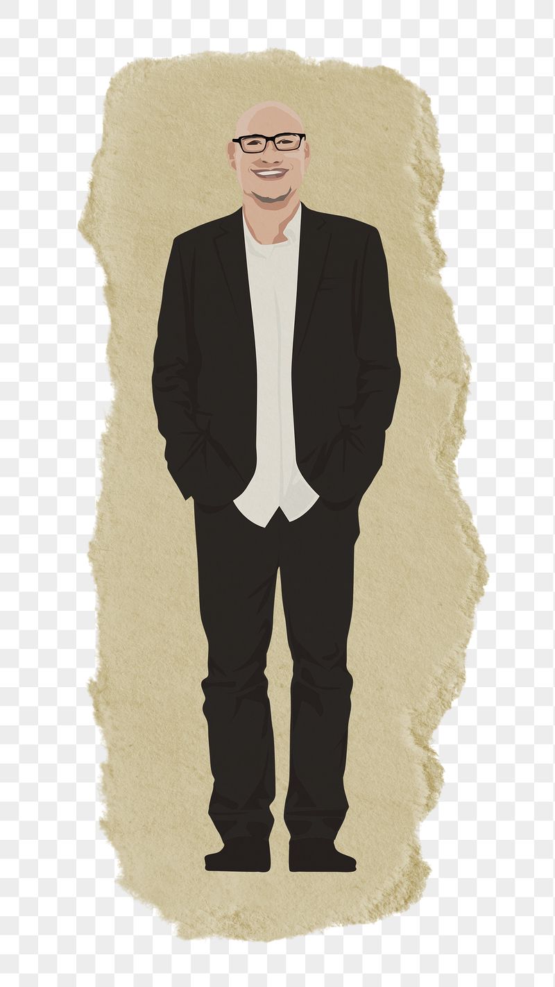 PNG businessman sticker, full length | Free PNG - rawpixel