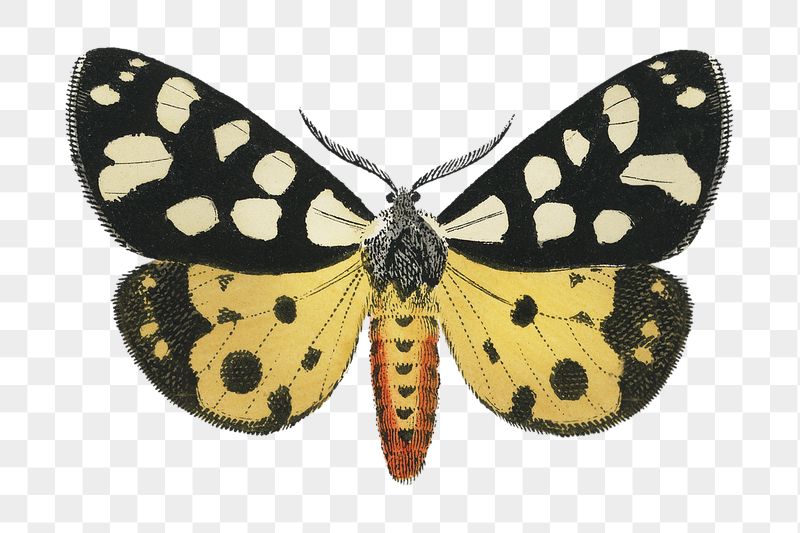 Png butterfly sticker, vintage insect | Free PNG - rawpixel