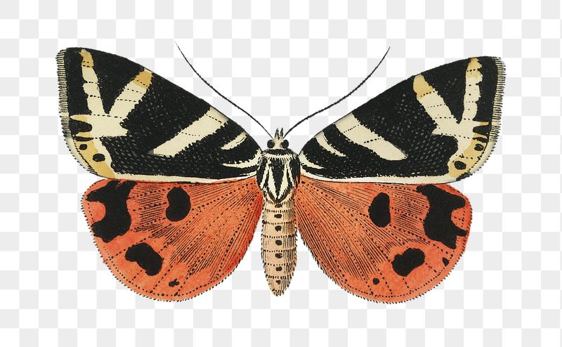 Png butterfly sticker, vintage insect | Free PNG - rawpixel