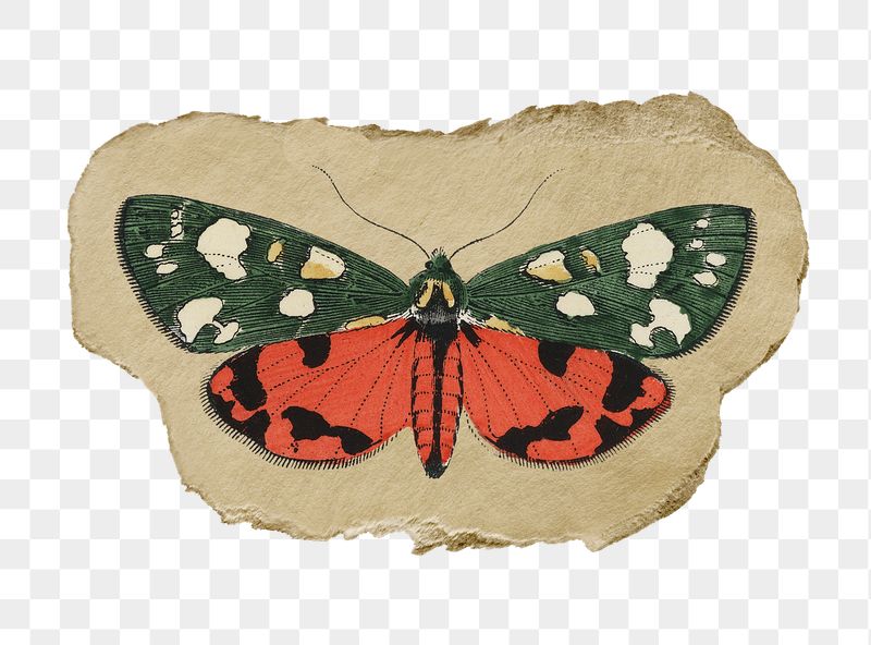 Png butterfly sticker, vintage insect | Free PNG - rawpixel
