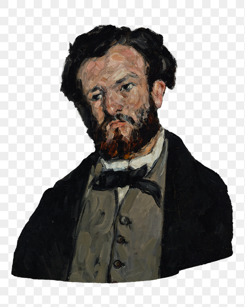 Png Cezanne&rsquo;s Anthony Valabr&egrave;gue sticker, | Free PNG Illustration - rawpixel