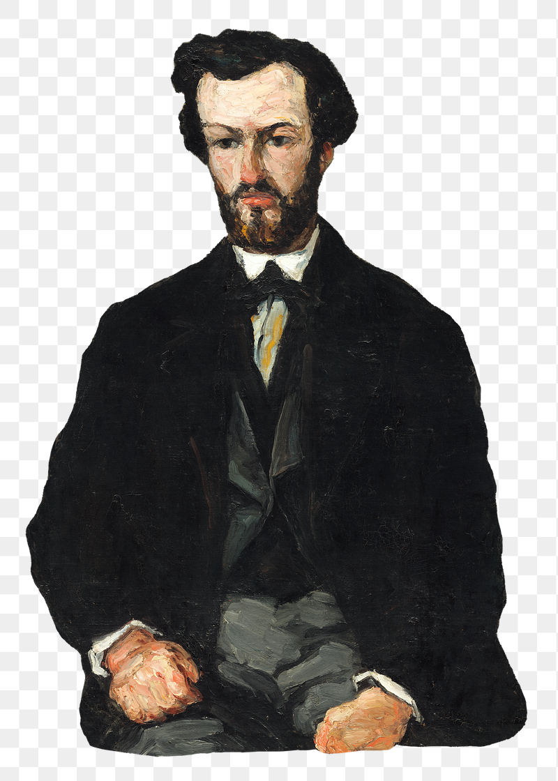 Png Cezanne&rsquo;s Antony Valabr&egrave;gue sticker, | Free PNG Illustration - rawpixel