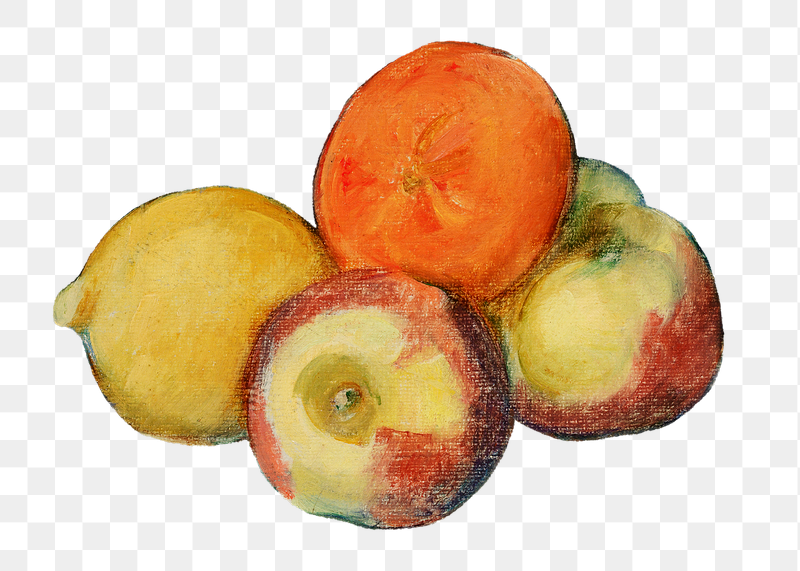 Png Cezanne&rsquo;s Apples sticker, still | Free PNG Illustration - rawpixel
