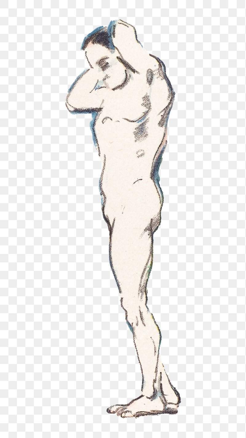 Png Cezanne&rsquo;s Bathers sticker, post-impressionist | Free PNG Illustration - rawpixel