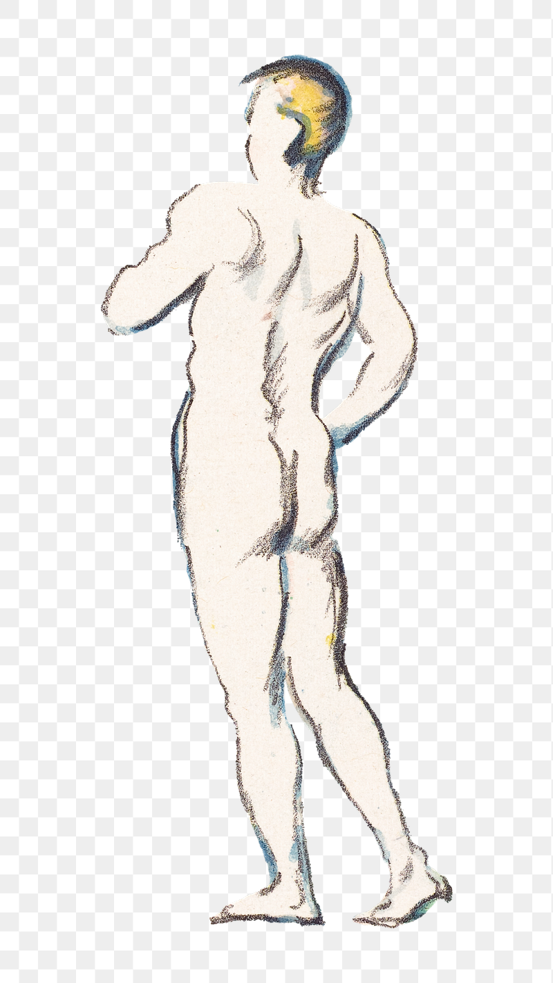 Png Cezanne&rsquo;s Bathers sticker, post-impressionist | Free PNG Illustration - rawpixel