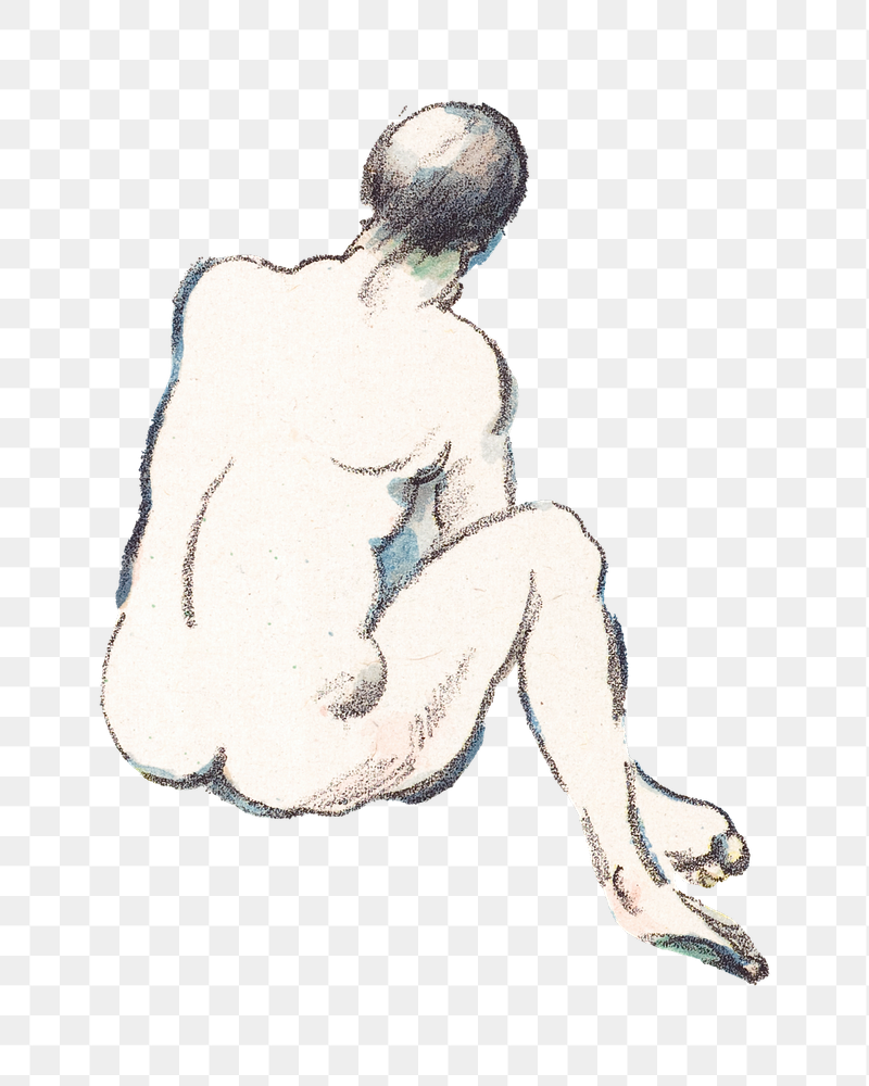 Png Cezanne&rsquo;s Bathers sticker, post-impressionist | Free PNG Illustration - rawpixel