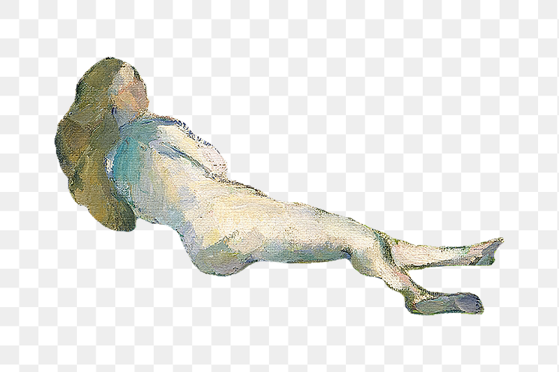 Png Cezanne&rsquo;s Bathers sticker, post-impressionist | Free PNG Illustration - rawpixel