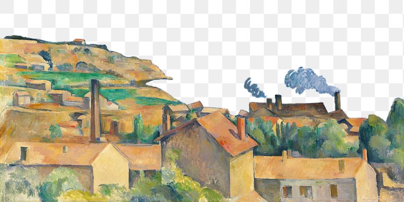Png Cezanne&rsquo;s Bay of Marseille | Free PNG Illustration - rawpixel