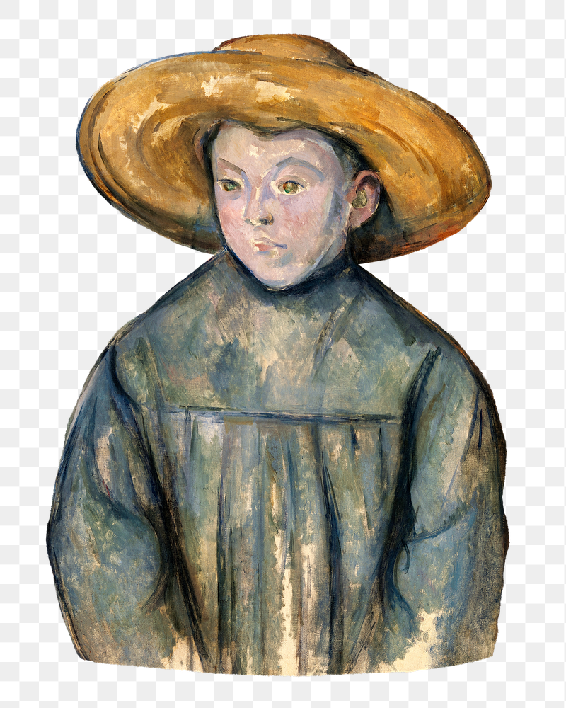 Png Cezanne&rsquo;s Boy With a Straw | Free PNG Illustration - rawpixel