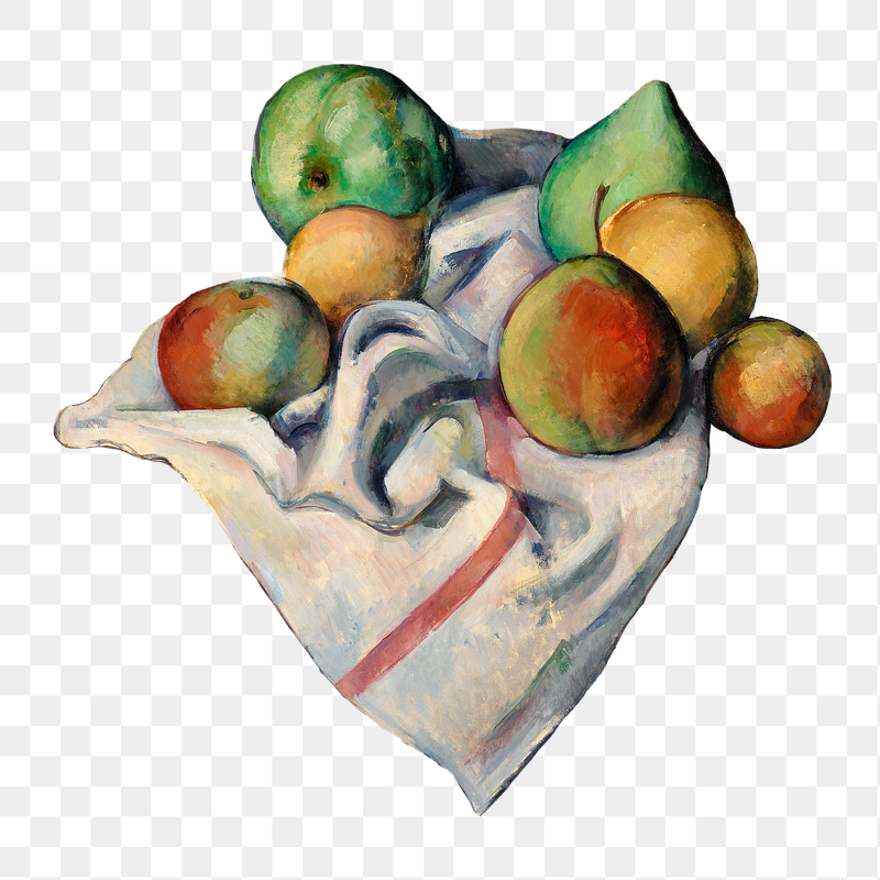 Png Cezanne&rsquo;s Fruits sticker, still | Free PNG Illustration - rawpixel