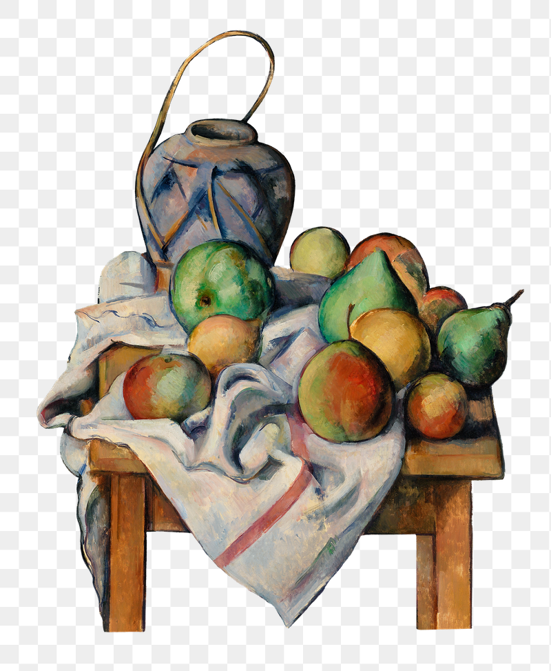 Png Cezanne&rsquo;s Ginger Jar sticker, | Free PNG Illustration - rawpixel