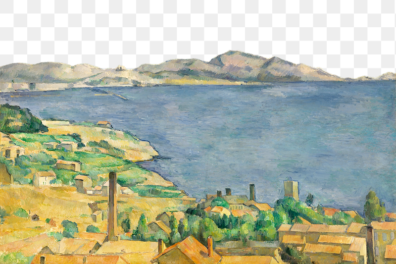  Png Cezanne&rsquo;s Gulf of Marseilles | Free PNG Illustration - rawpixel