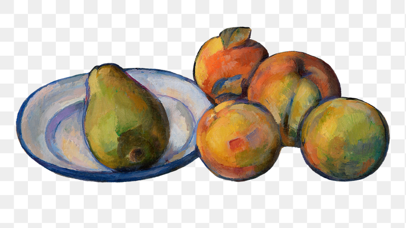 Png Cezanne&rsquo;s Large Pear sticker, | Free PNG Illustration - rawpixel