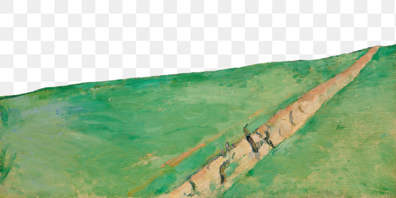 Png Cezanne&rsquo;s Mont Sainte-Victoire border, | Free PNG Illustration - rawpixel
