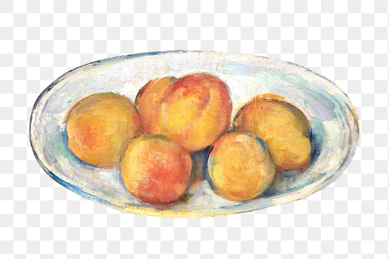 Png Cezanne&rsquo;s Peaches sticker, still | Free PNG Illustration - rawpixel