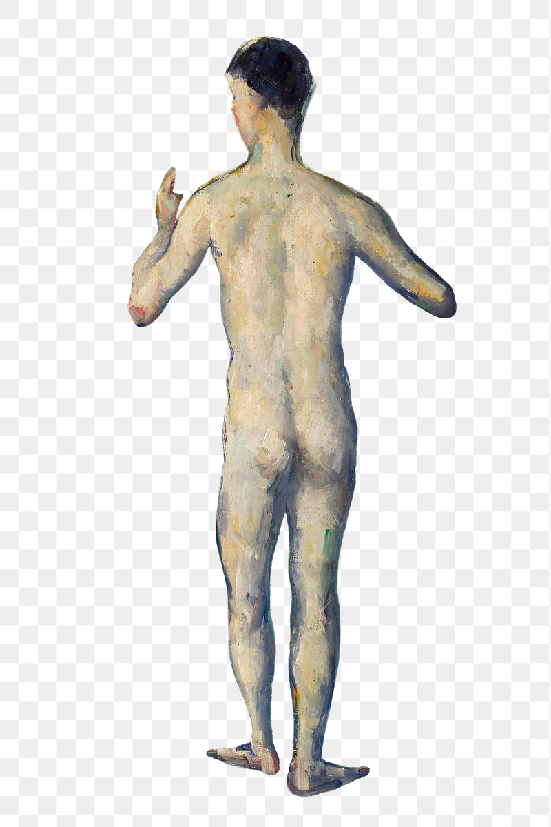Png Cezanne&rsquo;s Standing Bather sticker, | Free PNG Illustration - rawpixel
