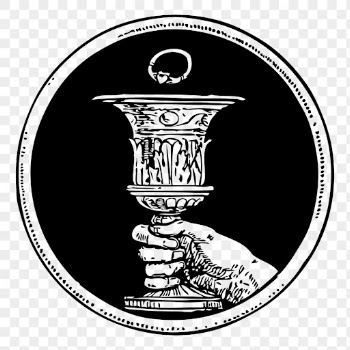 PNG chalice and ring, vintage | Free PNG Illustration - rawpixel