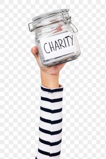 Png Charity money jar mockup for donation… | Free stock illustration | High Resolution graphic