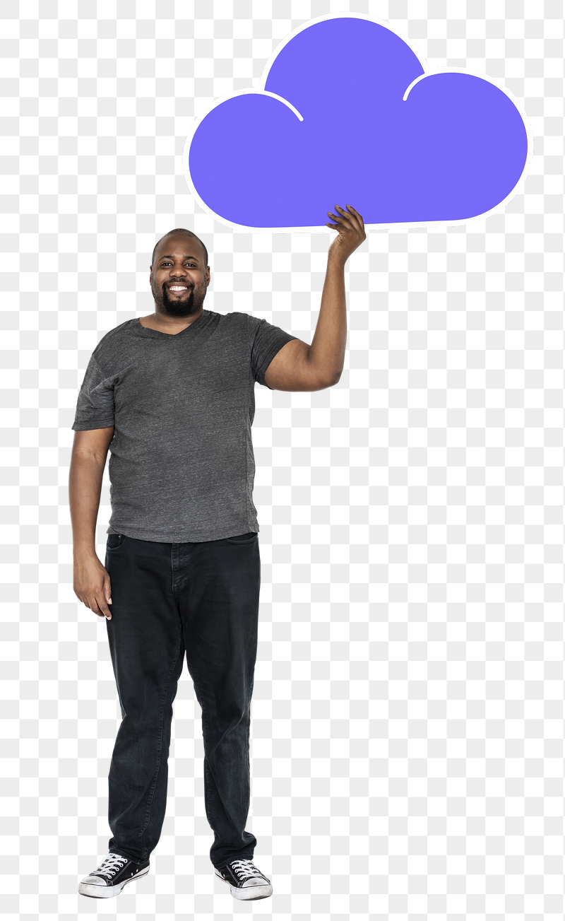 Png Cheerful man holding blue | Free PNG - rawpixel