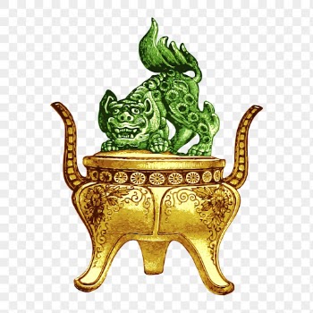 Png Chinese incense burner clipart, | Free PNG - rawpixel