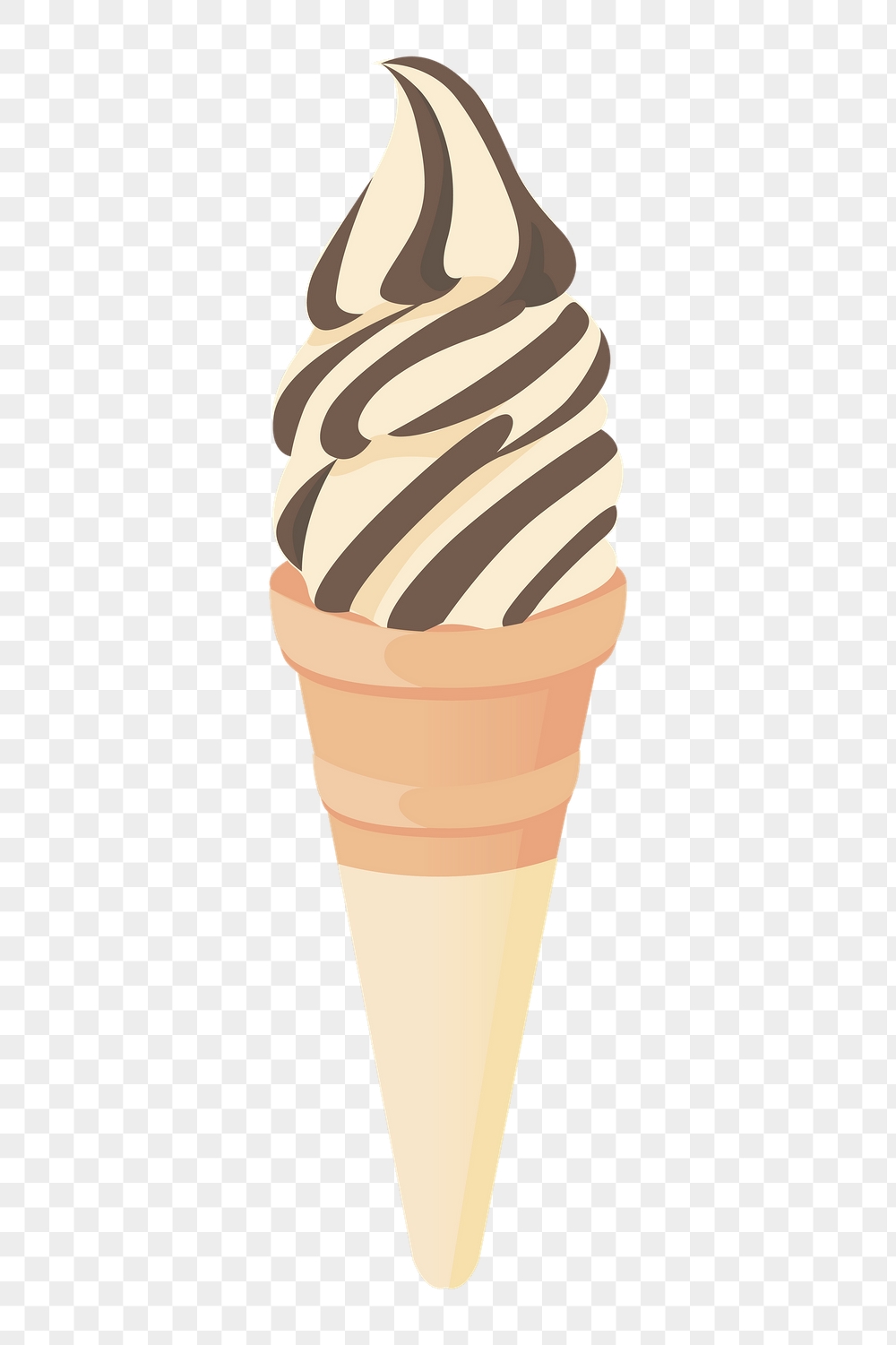 Png chocolate two tone ice-cream | Free PNG - rawpixel