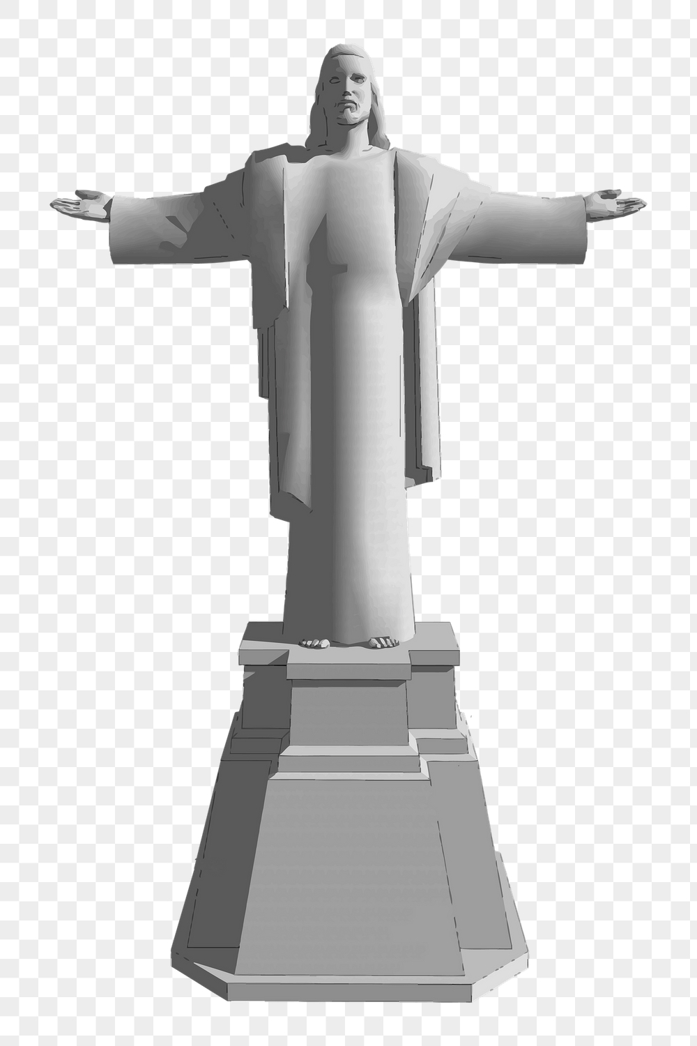 Png Christ The Redeemer sticker, | Free PNG - rawpixel