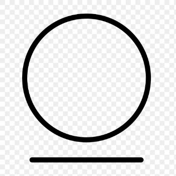 Png circle geometric shape icon in simple… | Free stock illustration | High Resolution graphic