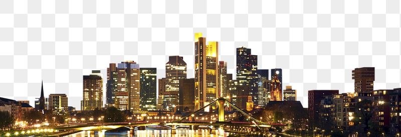 Png cityscape border, Frankfurt, transparent | Free PNG - rawpixel