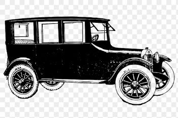 Png classic family car clipart, | Free PNG - rawpixel
