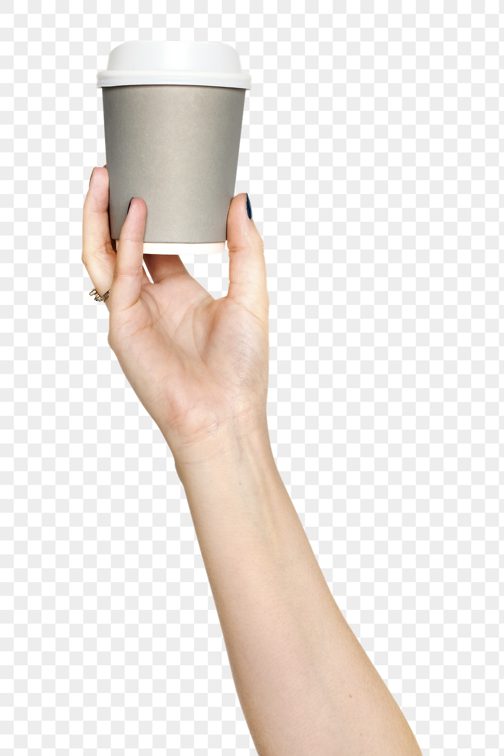 Png coffee paper cup in hand | Free PNG - rawpixel
