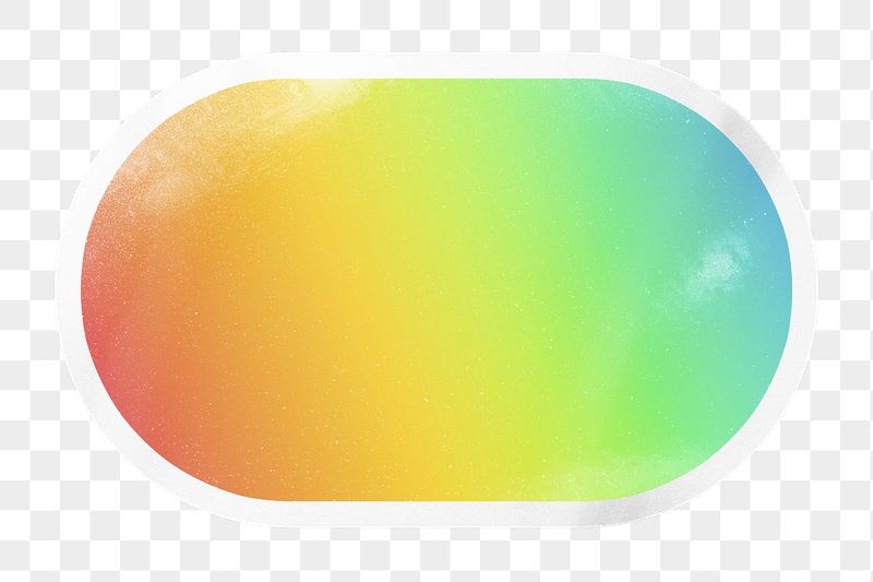 PNG colorful gradient sticker, printable | Free PNG - rawpixel