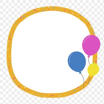 Png colorful party decorations frame, | Free PNG - rawpixel
