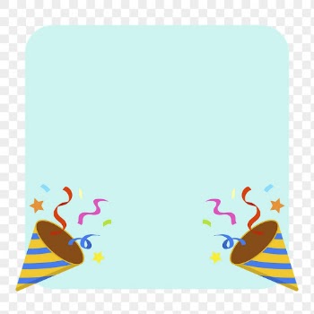 Png colorful party decorations frame, | Free PNG - rawpixel