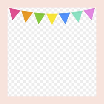Png colorful party invitation frame, | Free PNG - rawpixel