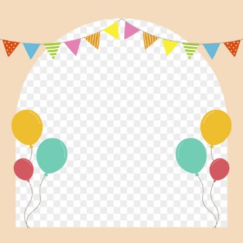 Png colorful party invitation frame, | Free PNG - rawpixel