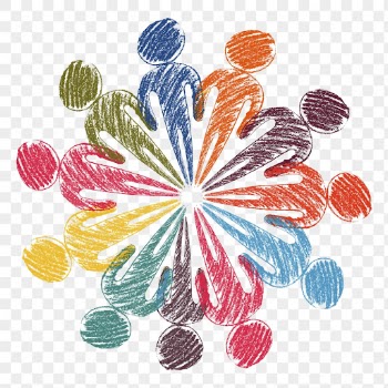 PNG colorful teamwork wheel sticker | Free PNG - rawpixel