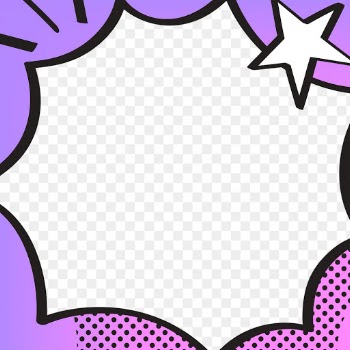 PNG comic explosion effect frame sticker,… | Free stock illustration | High Resolution graphic